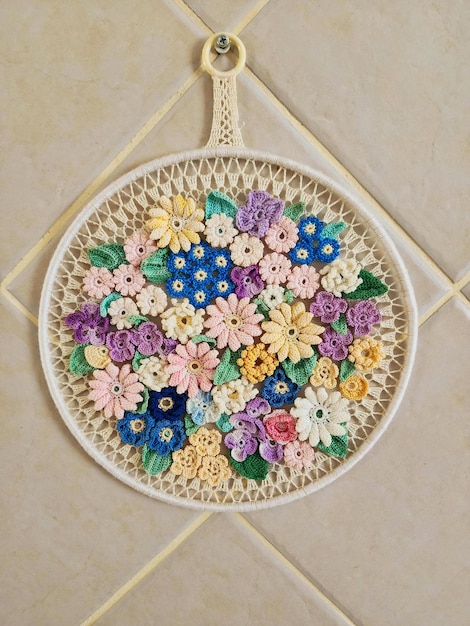 haft artystyczny na tkaninie